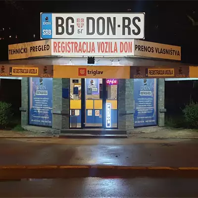 Registracija vozila Don