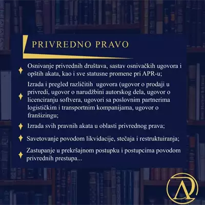Advokat Stefan Dačević Privedno pravo