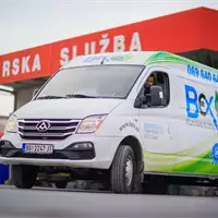 Bex express kurirska služba električna vozila