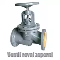 Ventil ravni zaporni