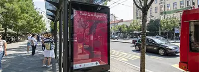 Alma Quattro outdoor advertising