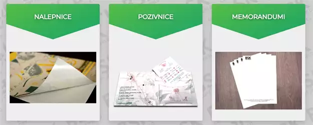 Copy World BSK nalepnice pozivnice memorandumi