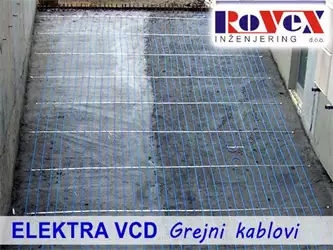 Električno podno grejanje sa grejnim kablovima