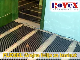 Električno podno grejanje sa grejnim folijama