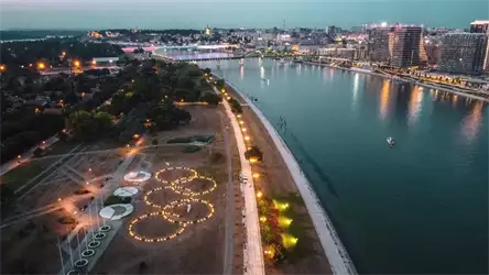 Javno osvetljenje Beograd Sava promenada