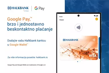 Halkbank Google Pay bezkontaktno plaćanje