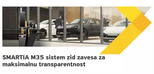 Alumil Smartia sistem zid zavesa za maksimalnu transparentnost