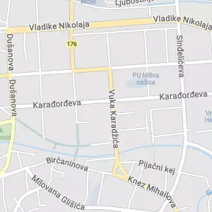14000 Valjevo 1 Post Office