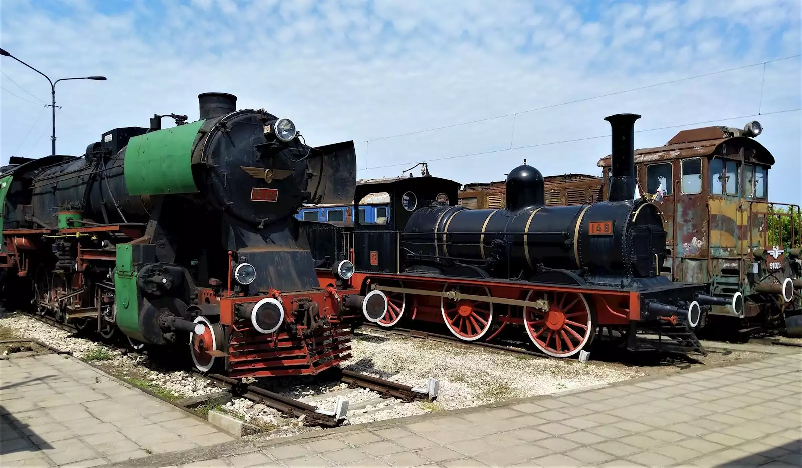 Parna lokomotiva za široki kolosek, Železnički muzej Sankt Petersburg