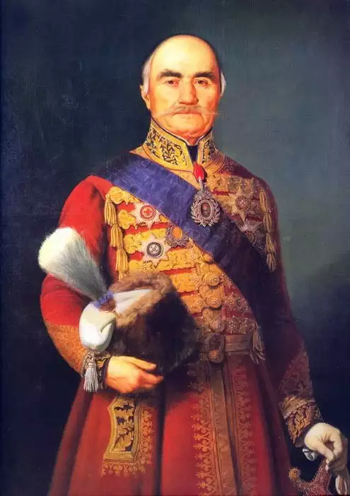 Portrait of Prince Miloš Obrenović