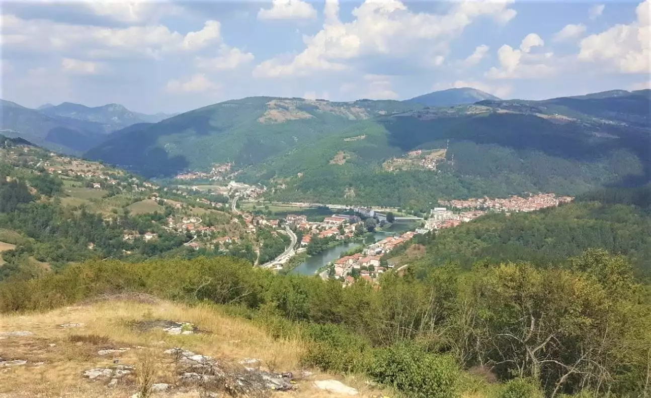 View from Sokolica on Prijepolje