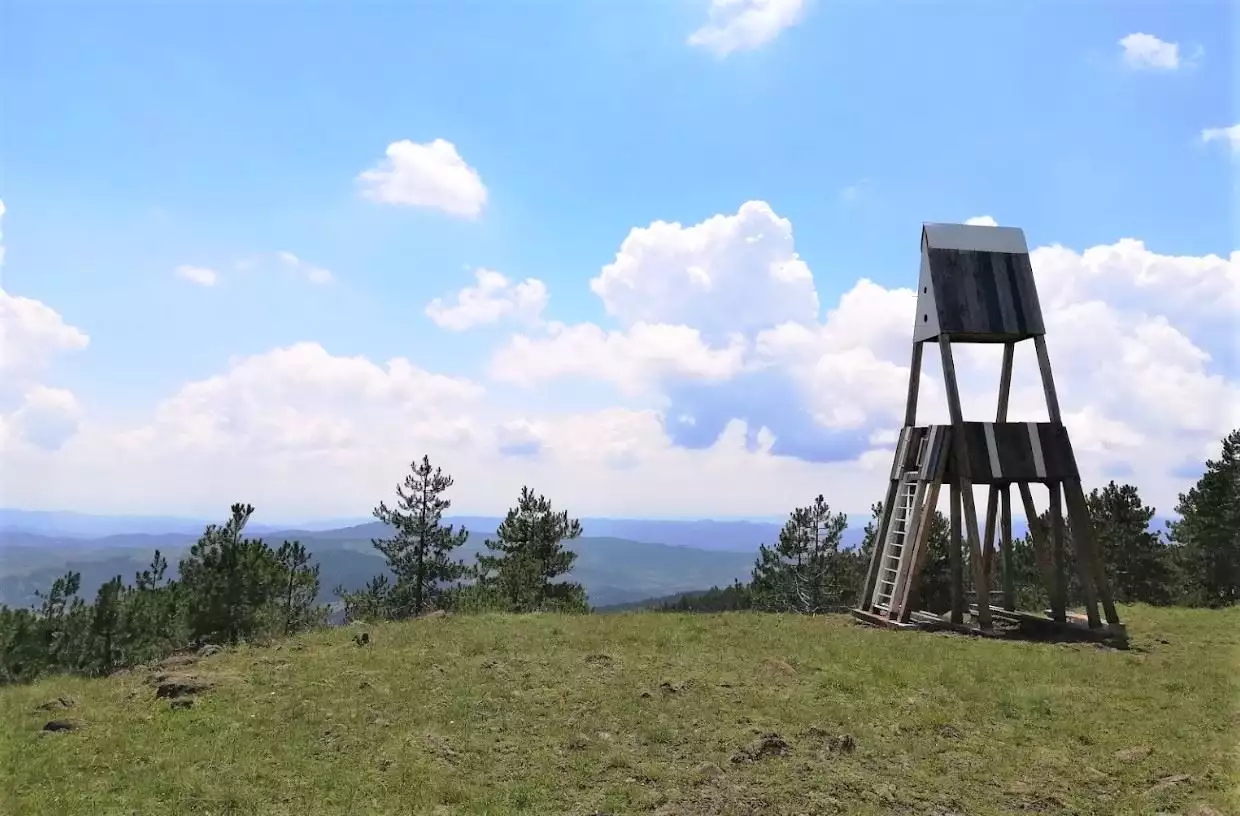 Viewpoint on Crni Vrh, Divčibare